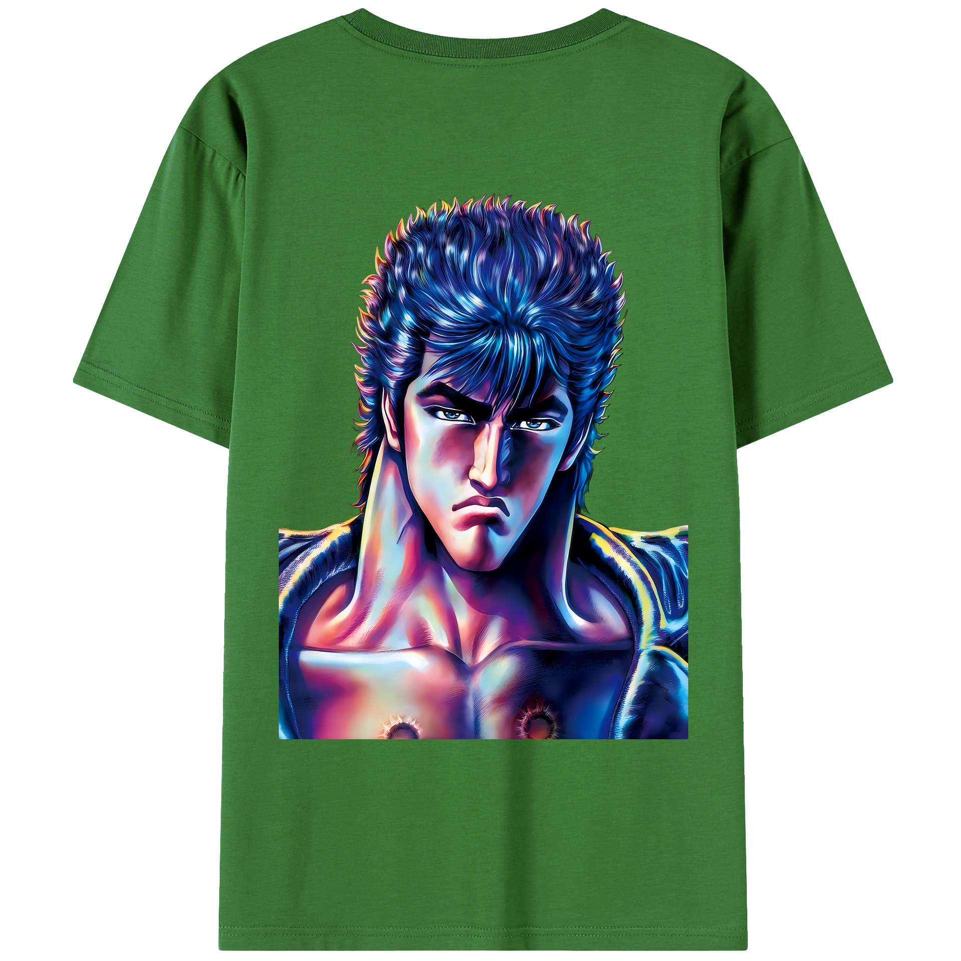 （画像用） 北斗の拳 Fist of the North Star レディース半袖Tシャツ(バックプリント)